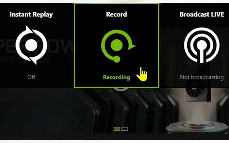 record game with nvidia nvidia recording options