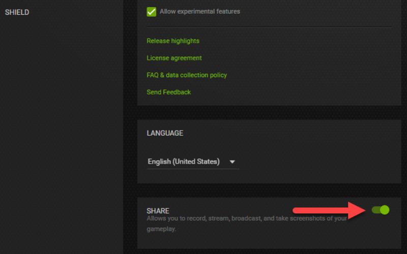 record game with nvidia configure nvidia account