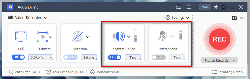 enable audio source