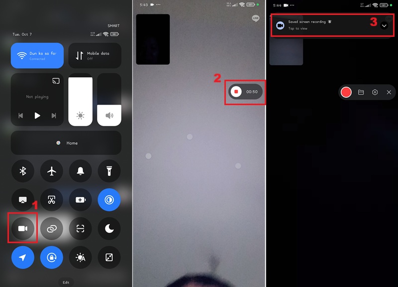 record line video call android recorder