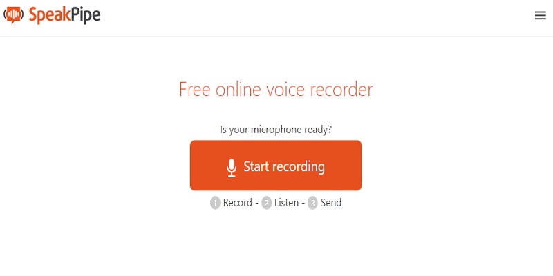 speakpipe interface