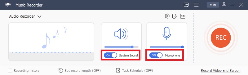 music recorder audio source