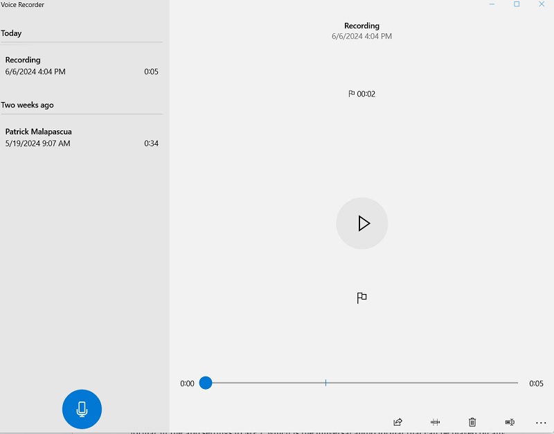 voice recorder by windows