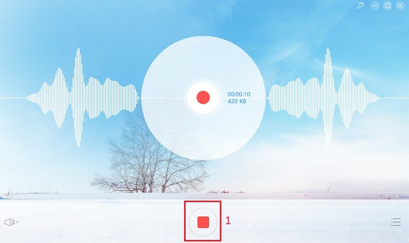 save recording