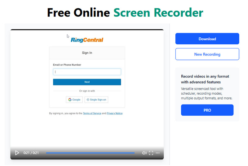 download the recorded meeting