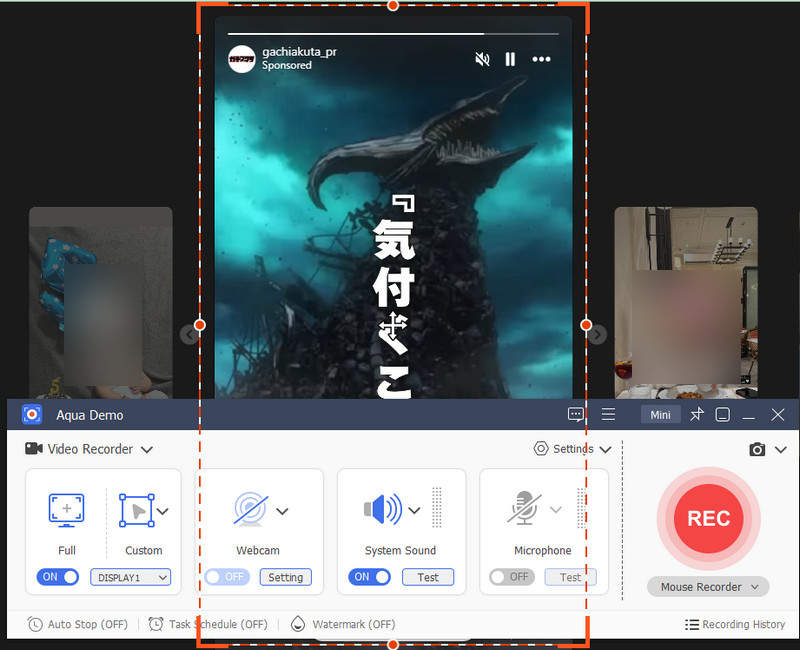 start recording instagram stories