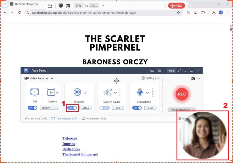 access the webcam