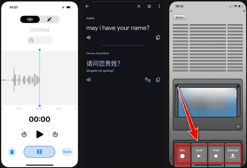 record google translate voice on iphone