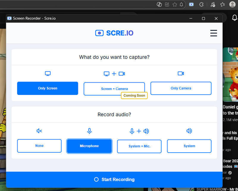 scre.io extension for edge